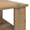 vidaXL Salontafel Artisan Eiken 57 x 55 x 45 cm Bewerkt hout