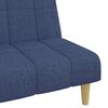vidaXL Slaapbank 2-zits stof blauw