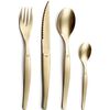 Lou Laguiole 16-delige Bestekset Jet stonewash champagnekleurig
