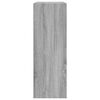 vidaXL Schoenenkast 80x34x96,5 cm bewerkt hout grijs sonoma eikenkleur