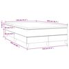 vidaXL Boxspring met matras kunstleer wit 120x200 cm