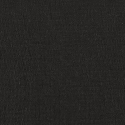 vidaXL Driezitsbank 210 cm stof zwart