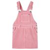 Kindertuinjurk 92 ribfluweel lichtroze