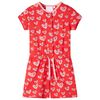 vidaXL Kinderjumpsuit 104 rood
