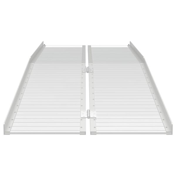 vidaXL Rolstoelhelling 270 kg Zilver 92 x 73 x 5 cm Aluminium
