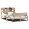 vidaXL Bed met boekenkast zonder matras massief grenenhout 160x200 cm