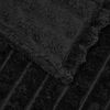 vidaXL Gooi Deken Zwart 240 x 220 cm Fleece