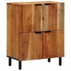 vidaXL Dressoir met plank Bruin 60 x 33 x 75 cm Massief Mango Hout