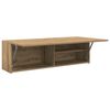 vidaXL Badkamerwandkast 100x25x30cm bewerkt hout artisanaal eikenkleur
