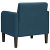 vidaXL Fauteuil met armleuningen Blauw 54 cm Fluweel