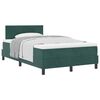 vidaXL Boxspringbed met hoofdeinde Donkergroen 120 x 190 cm Fluweel
