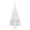 vidaXL Kunstkerstboom met verlichting en kerstballen L 240 cm wit