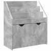 vidaXL Kinderen Boekenkast Beton Grijs 60 x 29,5 x 69 cm Bewerkt hout
