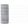 vidaXL Euro Hek 0,6 x 25 m PVC-gecoat ijzer