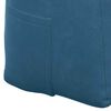vidaXL Rugkussen Blauw 180 x 24 x 50 cm Fluweel