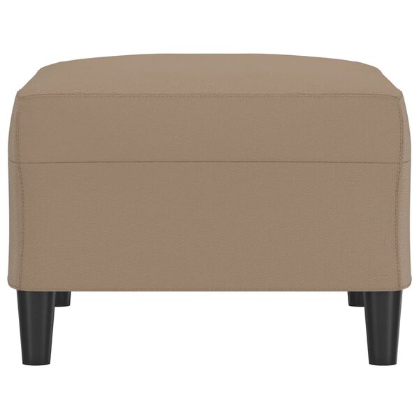 vidaXL Voetenbank 70x55x41 cm kunstleer cappuccino