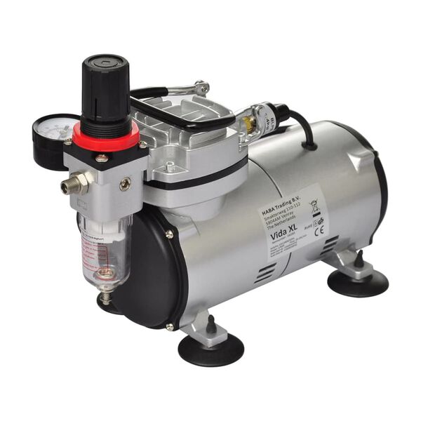 vidaXL Airbrush-compressorset met 2 pistolen