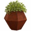 vidaXL Plantenbak 2 pcs Roestig 100 x 100 x 80 cm Cortenstaal