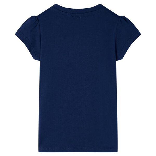 Kindershirt 92 marineblauw