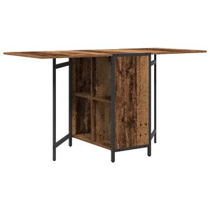vidaXL Eettafel 144 x 60 x 75 cm Bewerkt hout Oud hout Rechthoekig