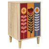 vidaXL Nachtkastje ESSEN Sonoma Eiken 36 x 33 x 60 cm Bewerkt hout