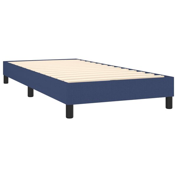 vidaXL Boxspring bed 90x190 cm stof blauw