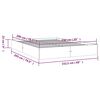 vidaXL Bedframe massief hout 150x200 cm