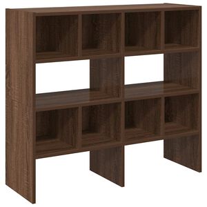 vidaXL Schoenenrekken 2 st stapelbaar 89,5x30x40 cm bruin eikenkleur