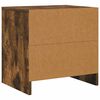 vidaXL Nachtkastjes 2 st 45x34x44,5 cm bewerkt hout gerookt eikenkleur