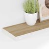 vidaXL Wandschappen zwevend 4 st 90x23,5x3,8 cm MDF eikenkleurig wit