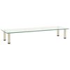 vidaXL Tv-meubel 120x35x17 cm gehard glas transparant