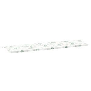 vidaXL Bankkussen Oxford Stof Bladontwerp 180 x 50 x 3 cm
