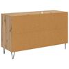 vidaXL Dressoir met lade Artisan Eiken 100 x 36 x 60 cm Bewerkt hout
