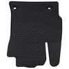 vidaXL Autobodemmat 4 pcs Zwart Rubber