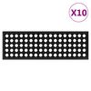 vidaXL Trapmatten 10 st 25x75 cm rubber
