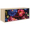 vidaXL Wandgemonteerd tv-meubel KIEL 102 x 33 x 40 cm Sonoma Eiken
