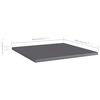vidaXL Wandschappen 8 st 40x40x1,5 cm bewerkt hout hoogglans grijs