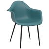 vidaXL Eetkamerstoel PP turquoise