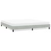 vidaXL Bedframe zonder matras 180x220 cm fluweel lichtgrijs