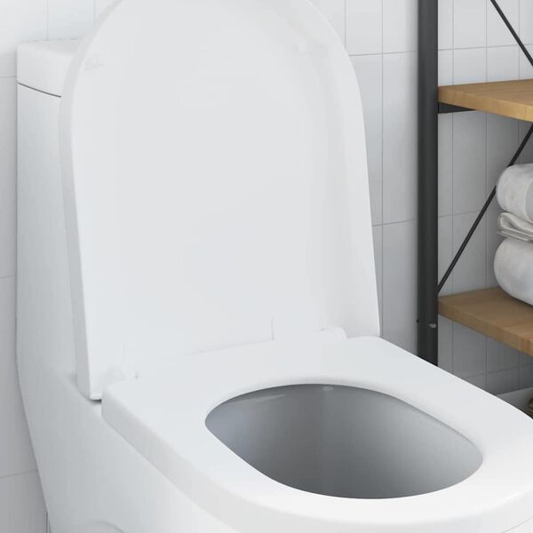 vidaXL Toiletzitting Verstelbaar Wit 48 x 36,5 x 4,5 cm Polypropyleen