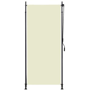 vidaXL Rolgordijn voor buiten 100x270 cm cr&egrave;me