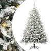 vidaXL Artificial Pre-lit Kerstboom met Ballenset Groen 180 cm