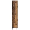 vidaXL Highboard Oud Hout 69,5 x 34 x 180 cm Bewerkt hout