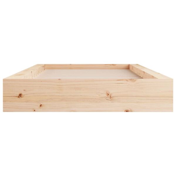 vidaXL Bedframe massief hout 90x190 cm