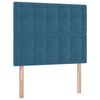 vidaXL Opslag bed met matras met matras Blauw 120 x 190 cm Fluweel