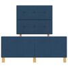 vidaXL Bedframe met hoofdeinde Blauw 120 x 190 cm Stof