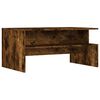 vidaXL Salontafel 90x55x42,5 cm bewerkt hout gerookt eikenkleurig