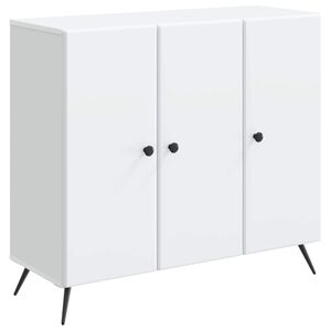 vidaXL Dressoir Wit 89 x 34,5 x 80 cm Bewerkt hout