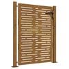 vidaXL Poort 100x125 cm vierkant cortenstaal