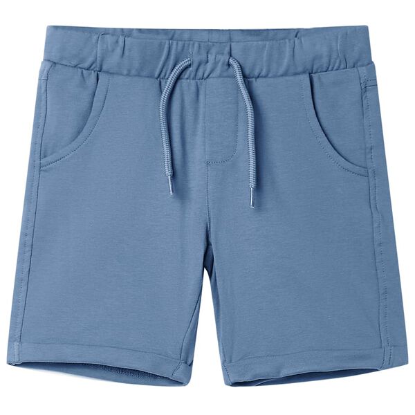 Kindershorts met trekkoord 128 donkerblauw
